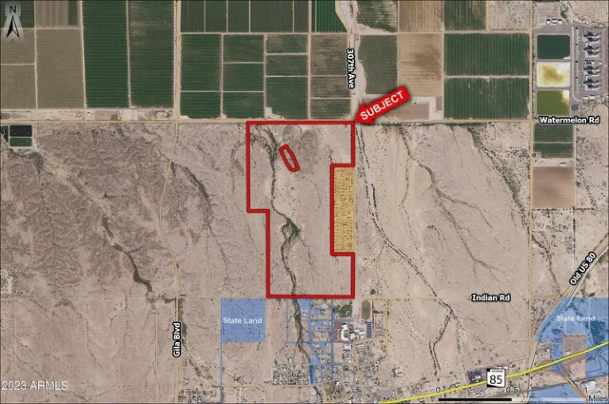 Picture of Residential Land For Sale in Gila Bend, Arizona, United States
