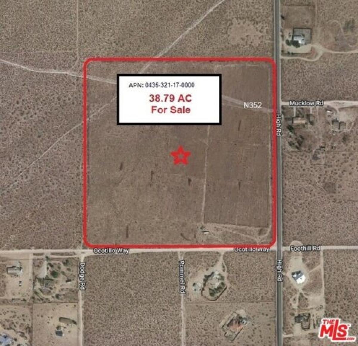 Picture of Residential Land For Sale in Apple Valley, California, United States