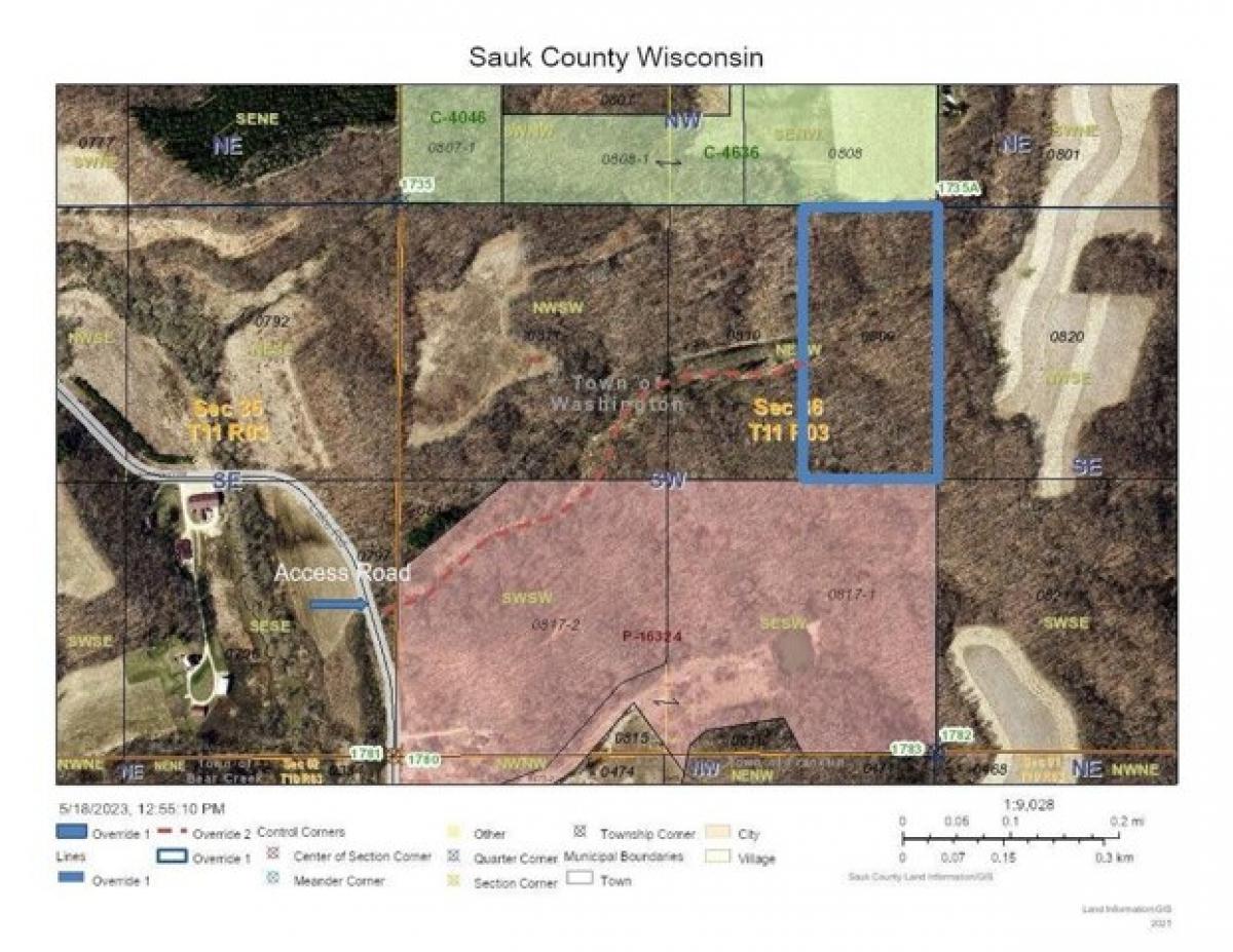 Picture of Residential Land For Sale in Hillpoint, Wisconsin, United States