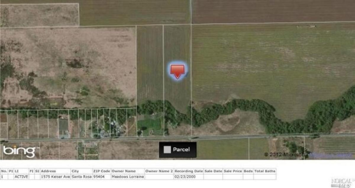 Picture of Residential Land For Sale in Rohnert Park, California, United States