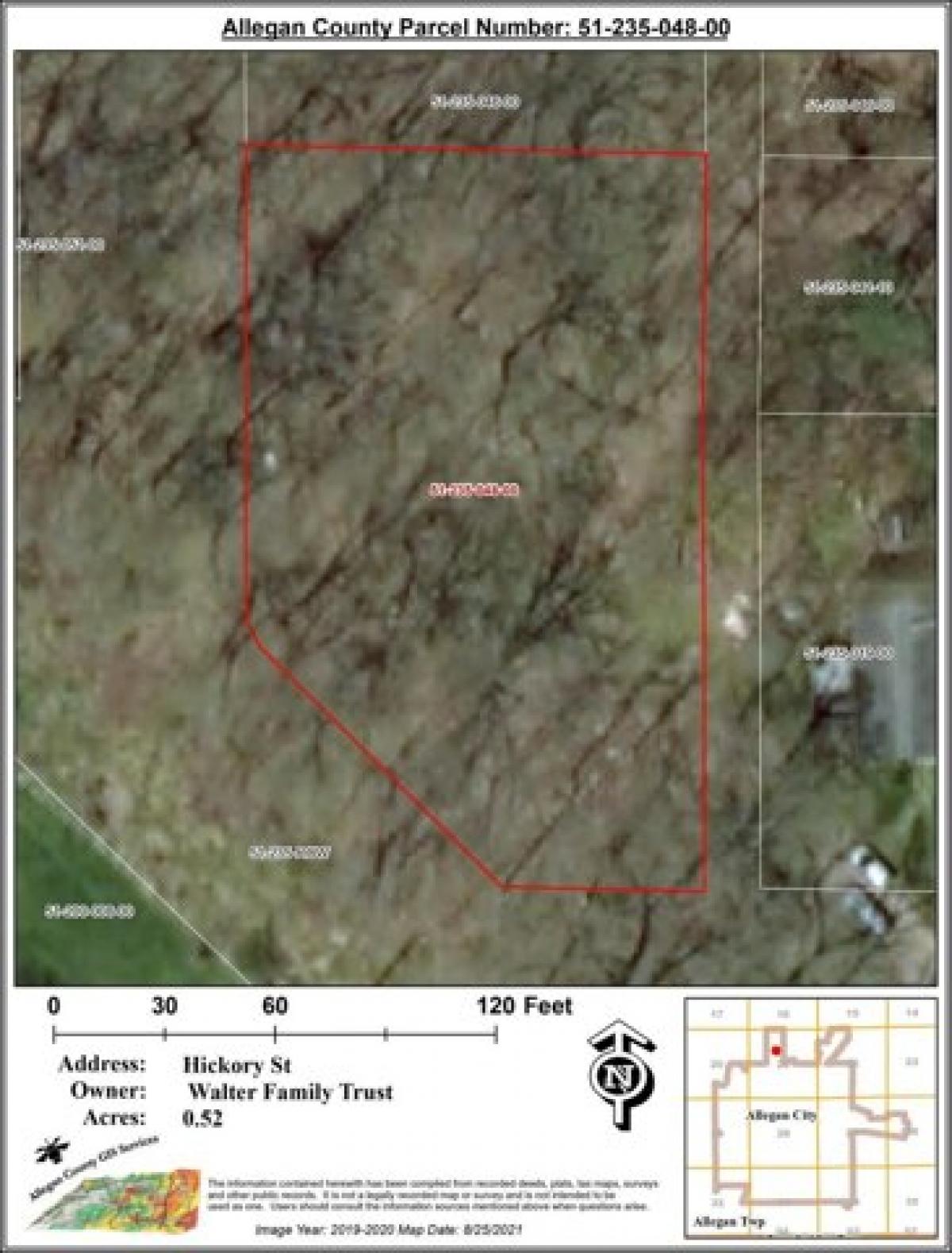 Picture of Residential Land For Sale in Allegan, Michigan, United States