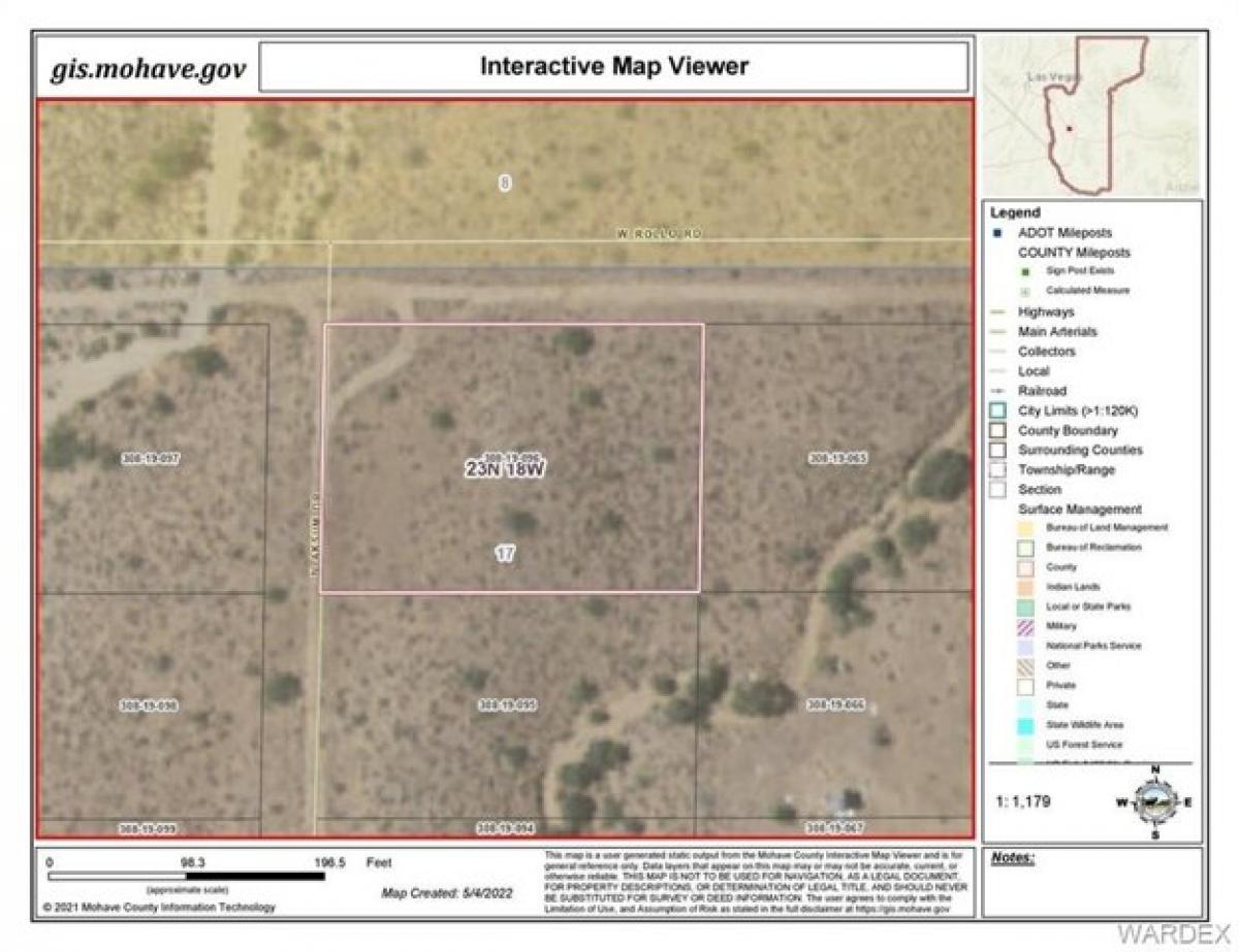 Picture of Residential Land For Sale in Chloride, Arizona, United States