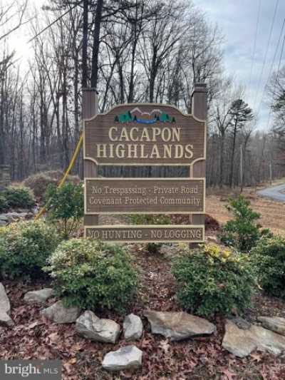 Residential Land For Sale in Great Cacapon, West Virginia