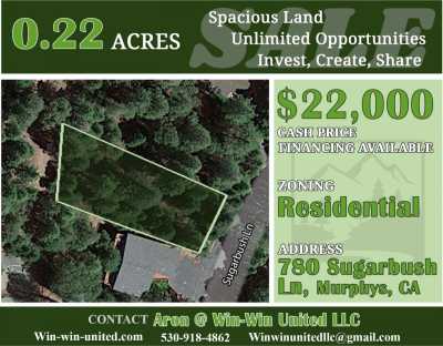 Residential Land For Sale in Murphys, California