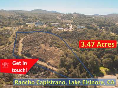 Residential Land For Sale in Lake Elsinore, California