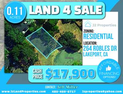 Residential Land For Sale in Lakeport, California