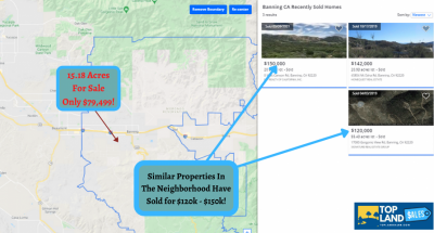 Residential Land For Sale in Banning, California