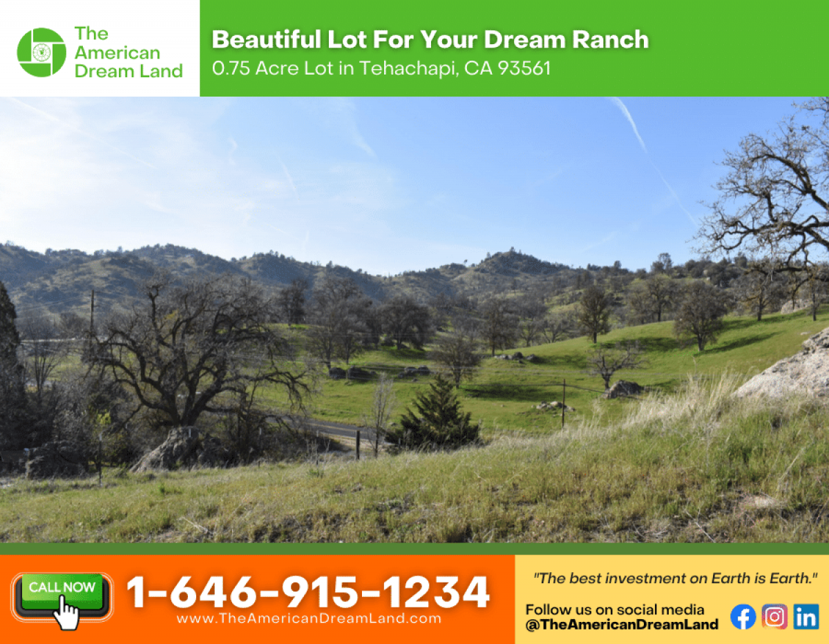 Picture of Residential Land For Sale in Tehachapi, California, United States