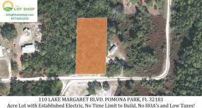 Residential Land For Sale in Pomona Park, Florida