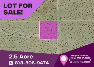 Residential Land For Sale in Joshua Tree, California