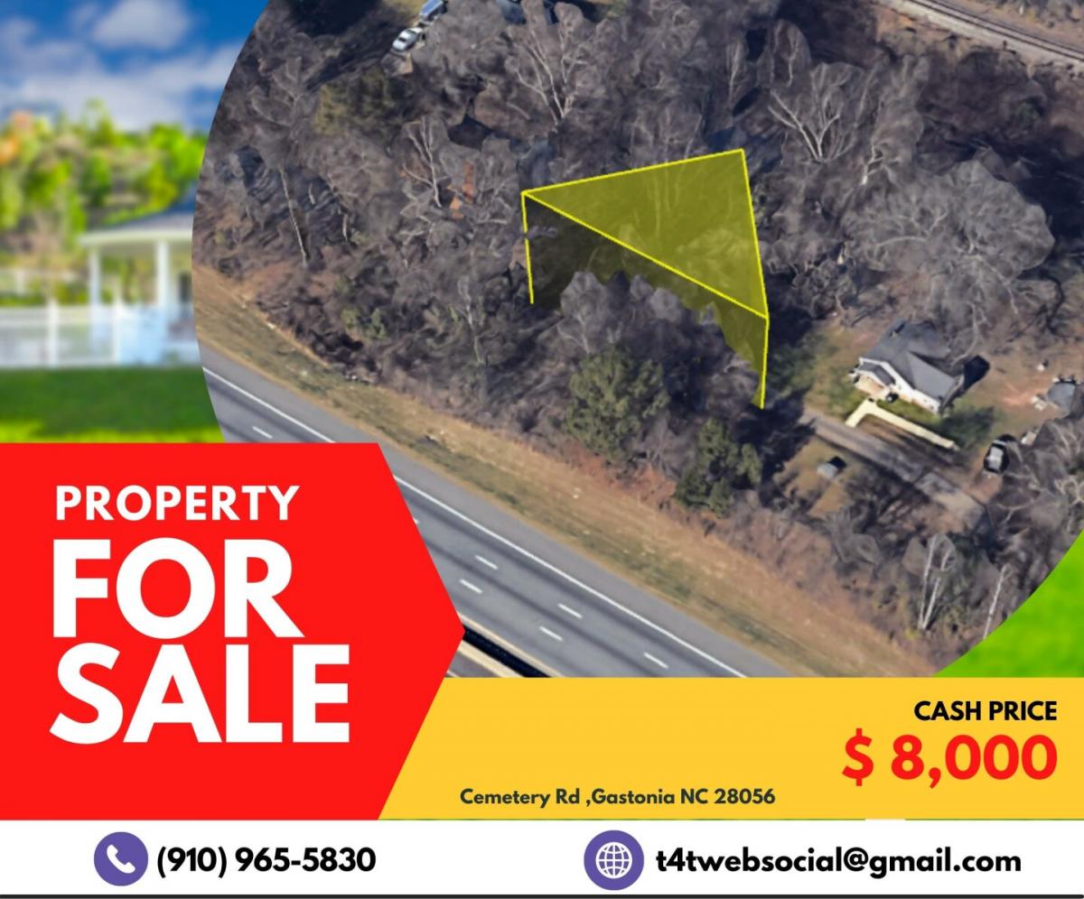 Picture of Residential Land For Sale in Gastonia, North Carolina, United States