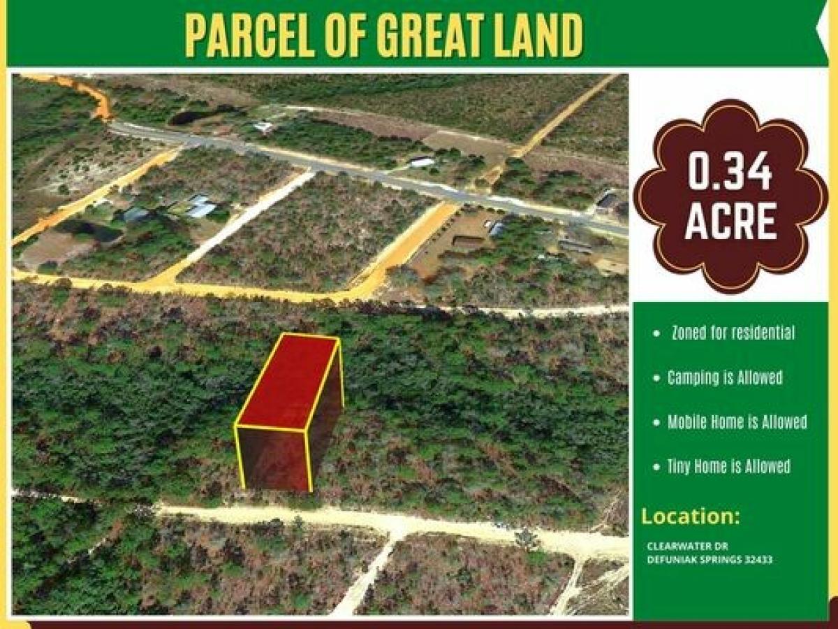 Picture of Residential Land For Sale in Defuniak Springs, Florida, United States