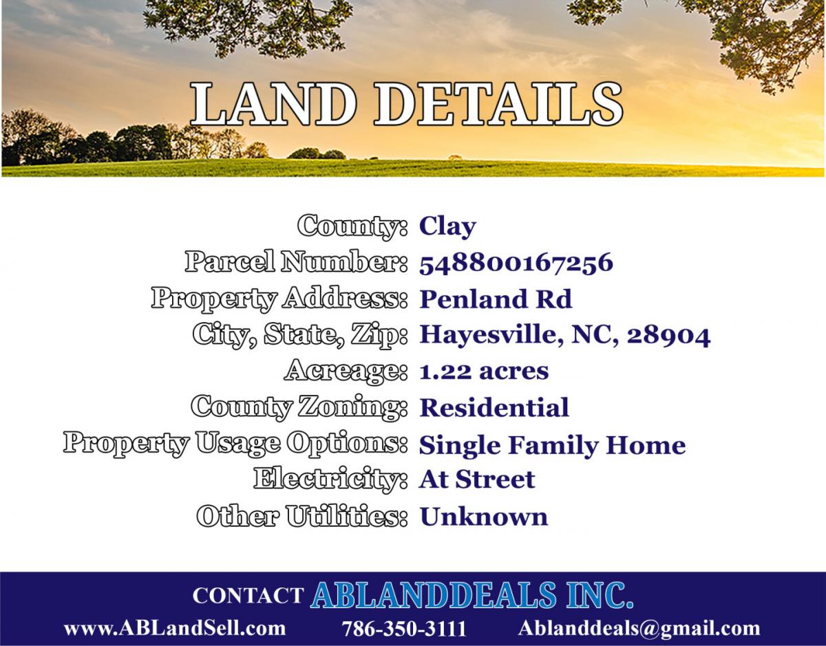 Picture of Residential Land For Sale in Hayesville, North Carolina, United States