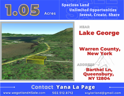 Residential Land For Sale in Queensbury, New York