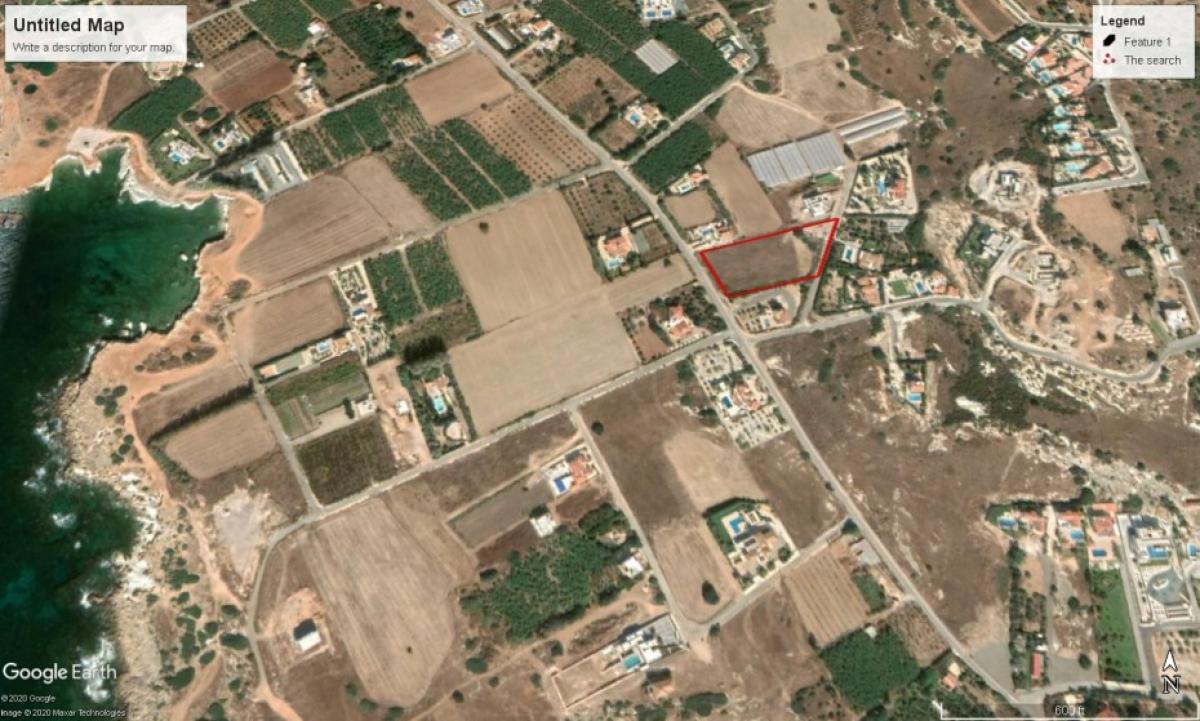Picture of Residential Land For Sale in Pegia - Sea Caves, Paphos, Cyprus