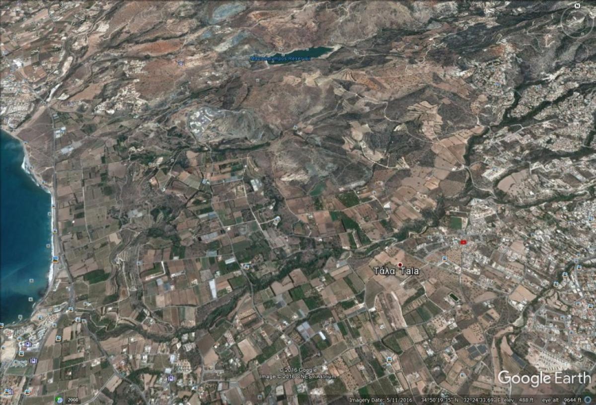 Picture of Residential Land For Sale in Tala, Paphos, Cyprus