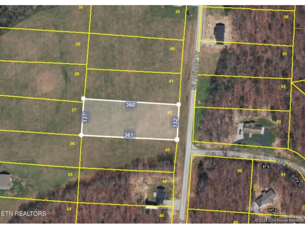 Picture of Residential Land For Sale in Jamestown, Tennessee, United States