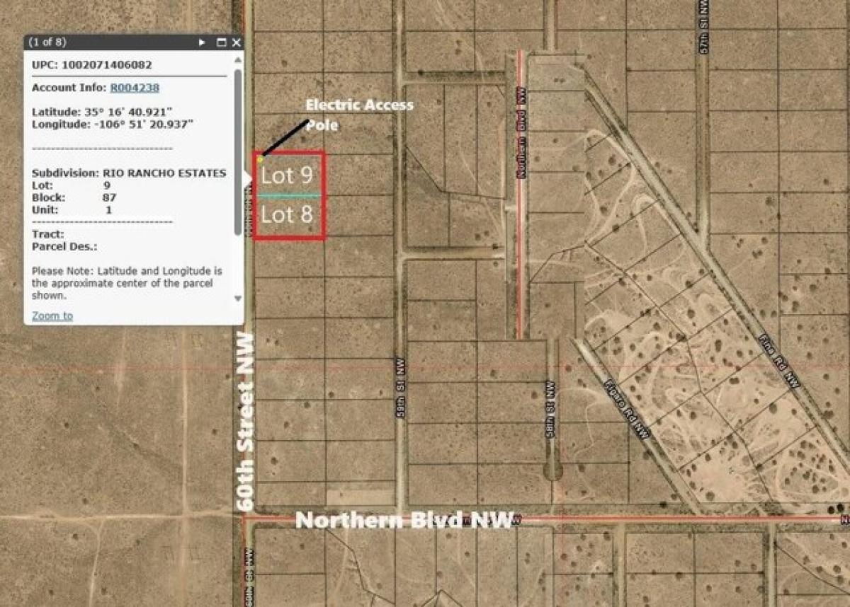 Picture of Residential Land For Rent in Rio Rancho, New Mexico, United States