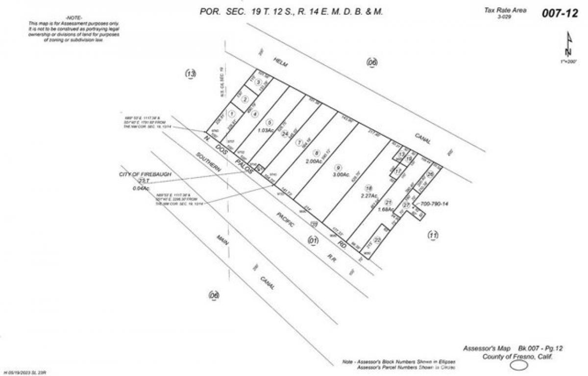 Picture of Residential Land For Sale in Firebaugh, California, United States