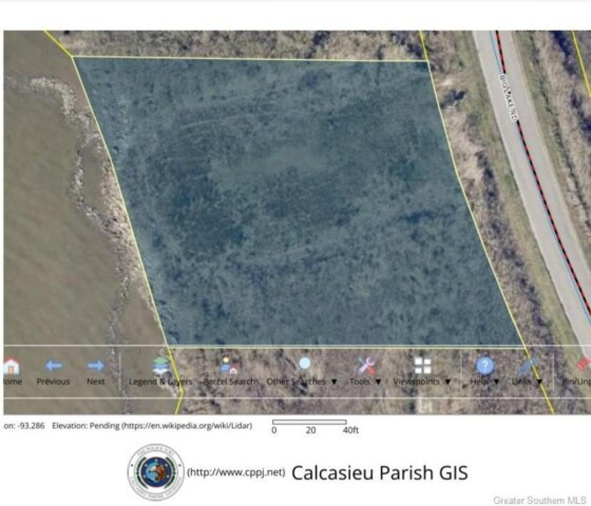 Picture of Residential Land For Sale in Lake Charles, Louisiana, United States