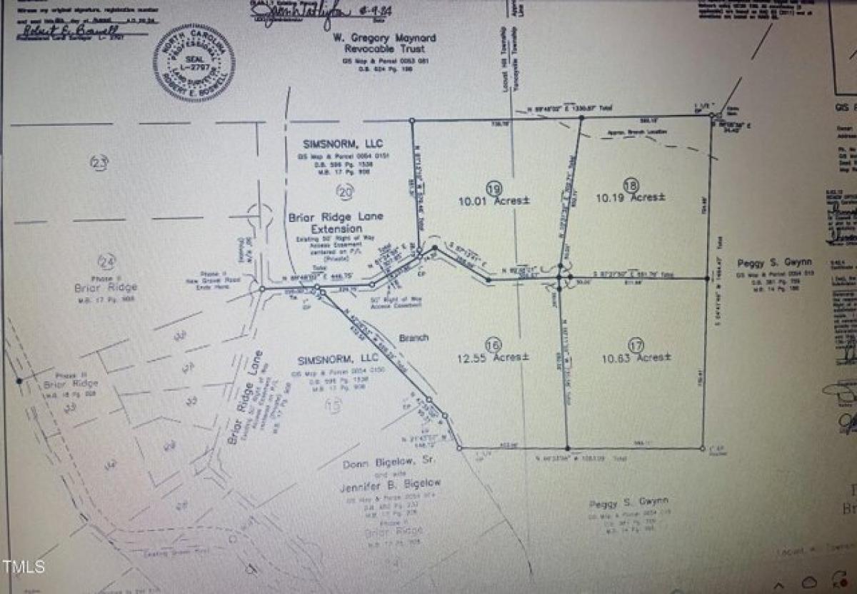 Picture of Residential Land For Sale in Yanceyville, North Carolina, United States