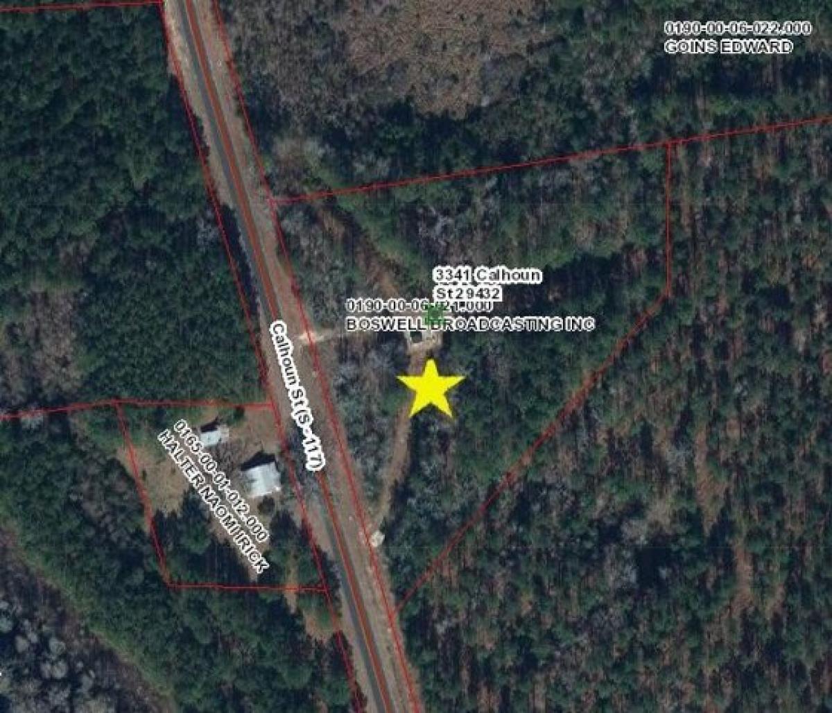 Picture of Residential Land For Sale in Branchville, South Carolina, United States