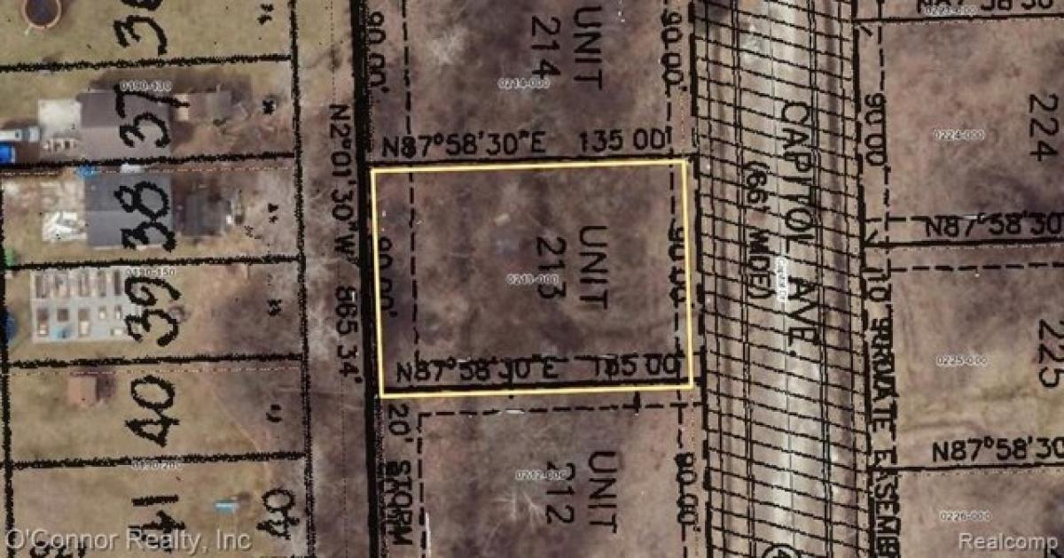 Picture of Residential Land For Sale in Marysville, Michigan, United States