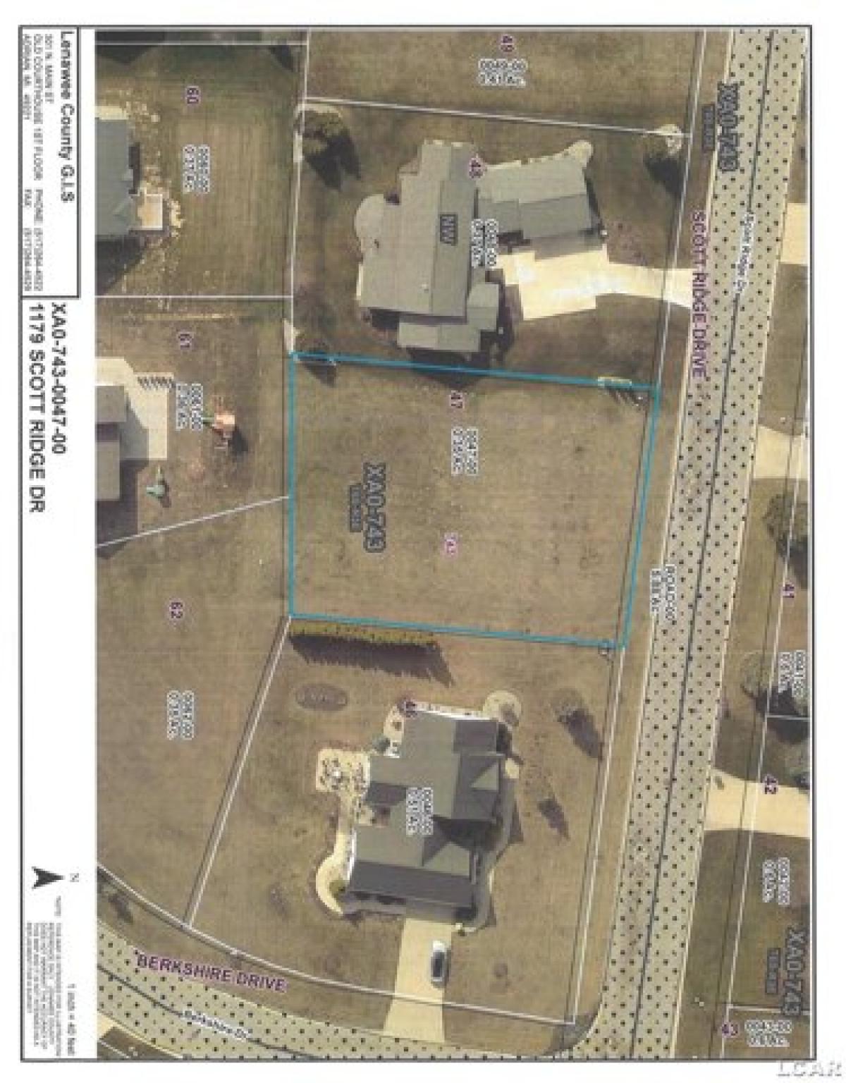 Picture of Residential Land For Sale in Adrian, Michigan, United States