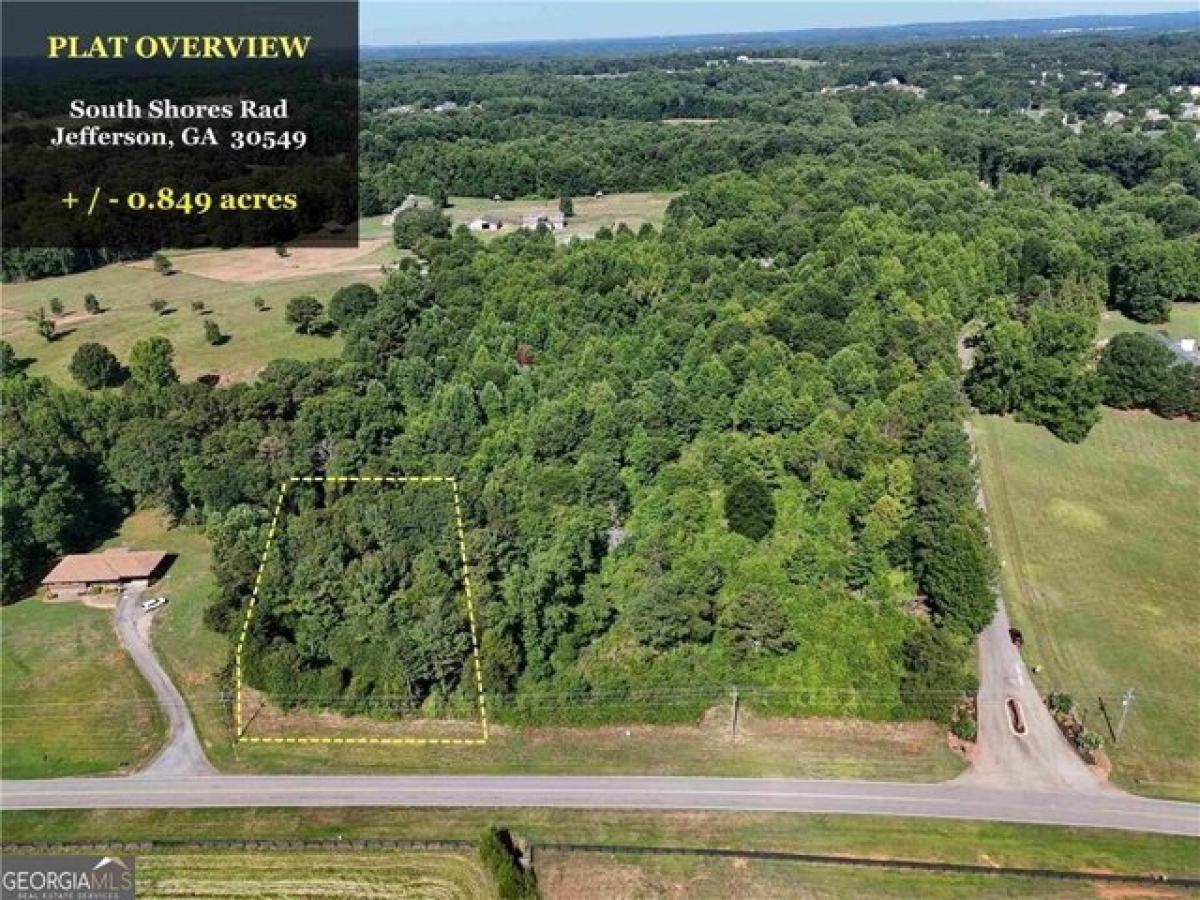 Picture of Residential Land For Sale in Jefferson, Georgia, United States
