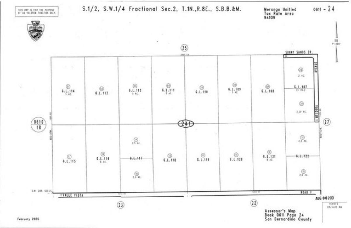 Picture of Residential Land For Sale in Twentynine Palms, California, United States