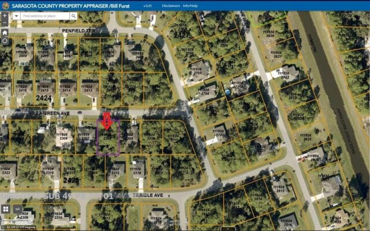 Picture of Residential Land For Sale in North Port, Florida, United States