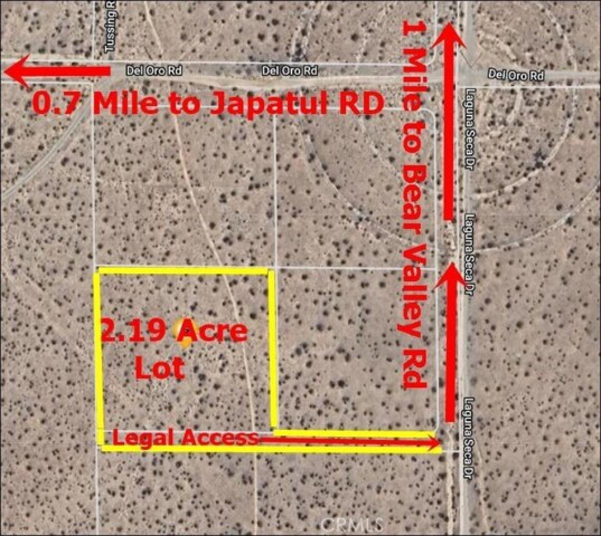 Picture of Residential Land For Sale in Apple Valley, California, United States