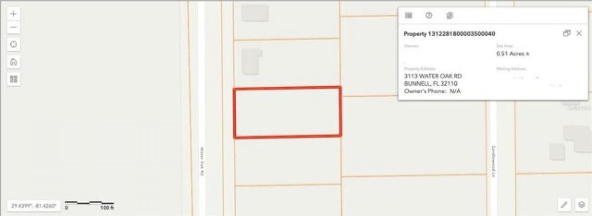 Picture of Residential Land For Sale in Bunnell, Florida, United States