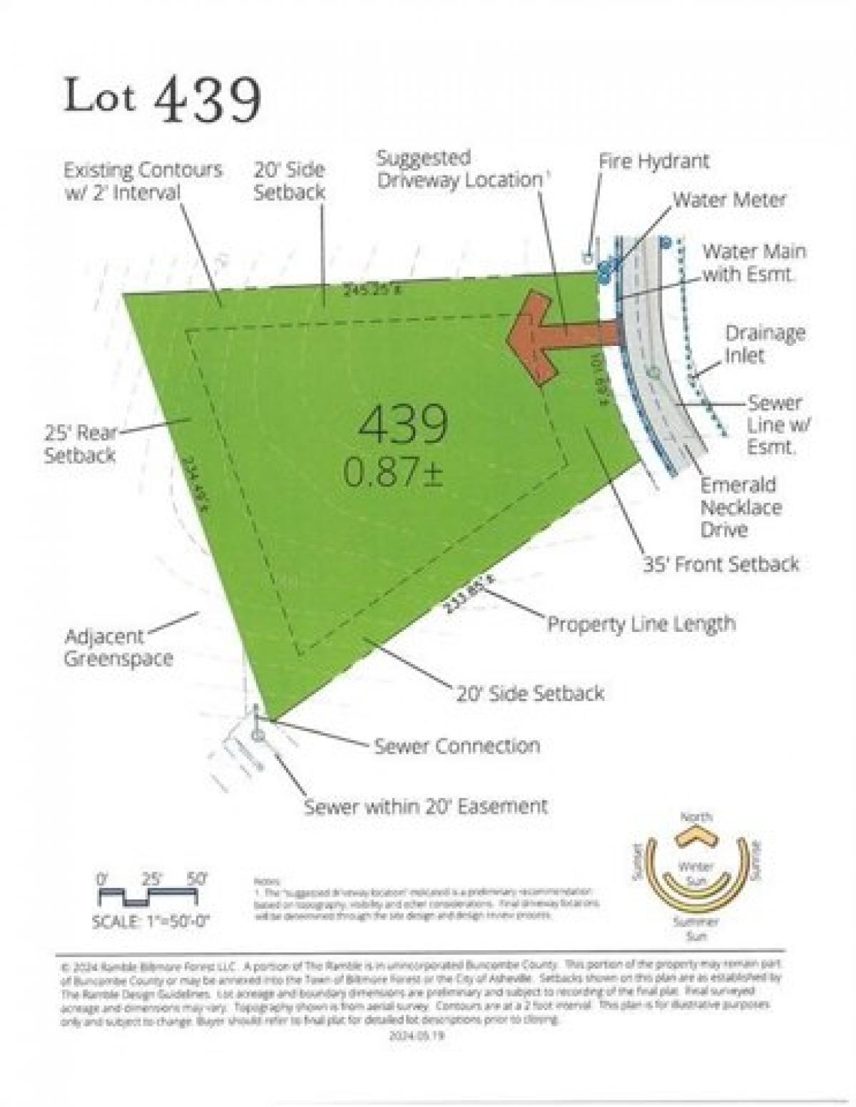 Picture of Residential Land For Sale in Asheville, North Carolina, United States