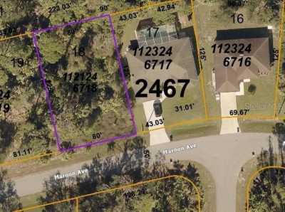 Residential Land For Sale in North Port, Florida