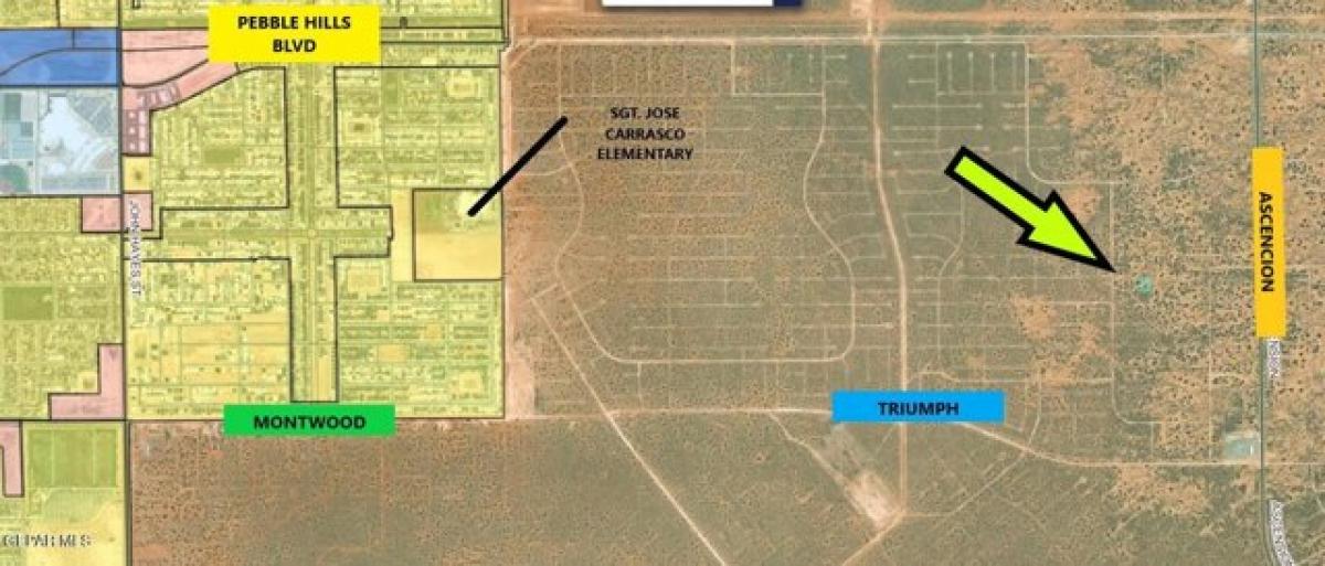 Picture of Residential Land For Sale in El Paso, Texas, United States