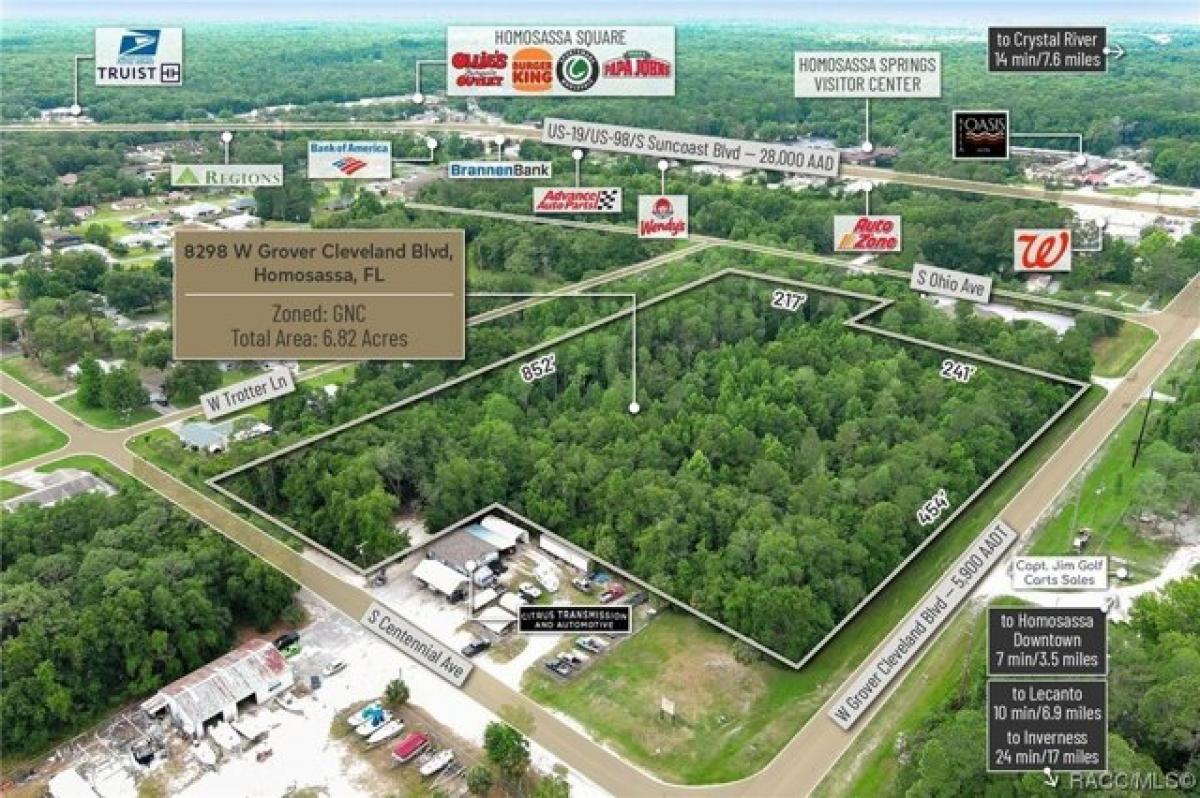 Picture of Residential Land For Sale in Homosassa, Florida, United States