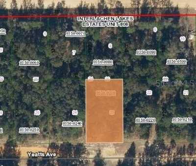 Residential Land For Rent in Interlachen, Florida