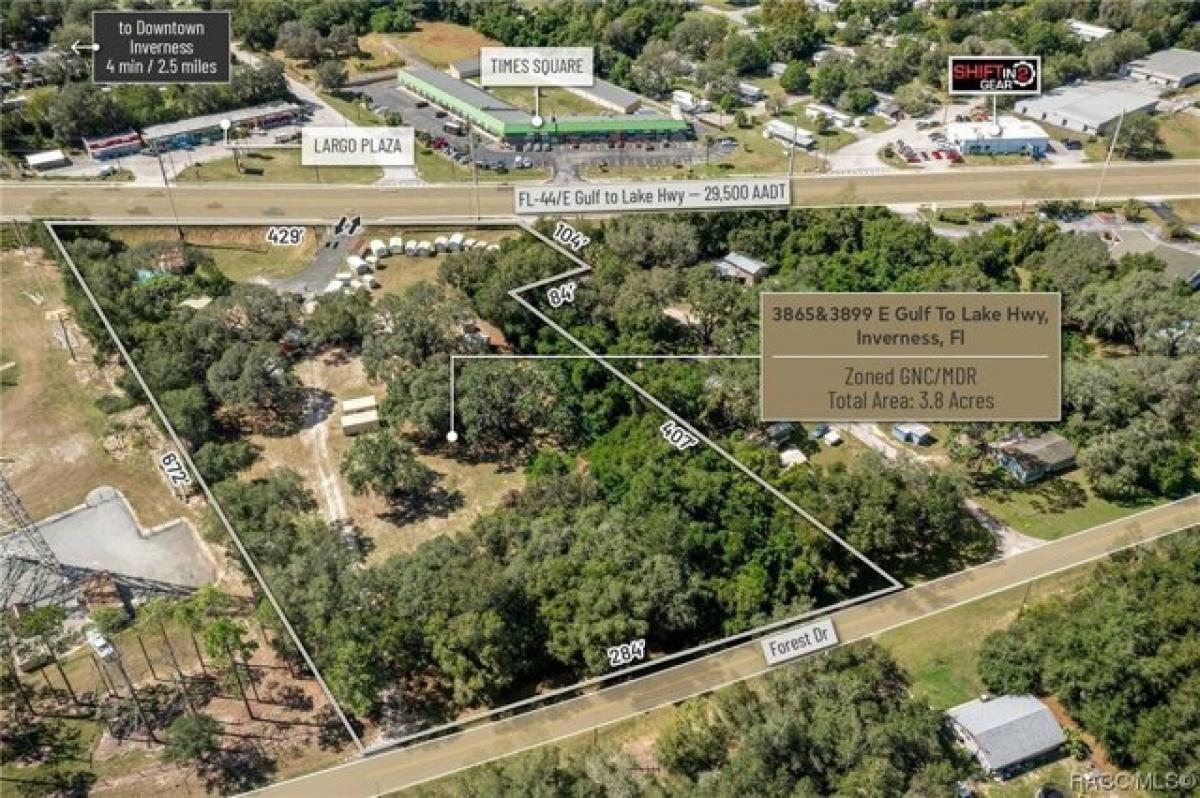 Picture of Residential Land For Sale in Inverness, Florida, United States
