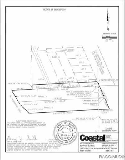 Residential Land For Sale in Crystal River, Florida