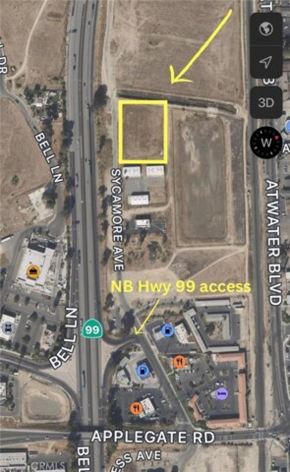 Picture of Residential Land For Sale in Atwater, California, United States