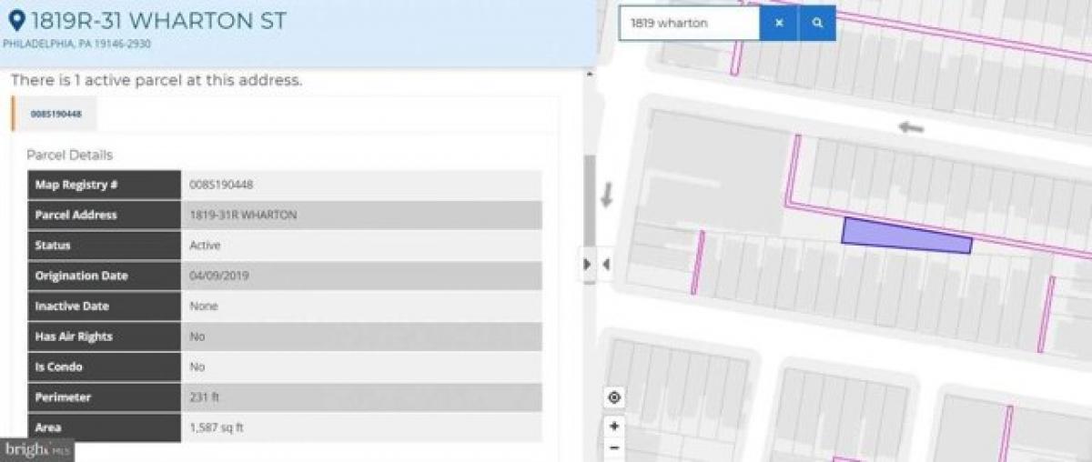 Picture of Residential Land For Sale in Philadelphia, Pennsylvania, United States