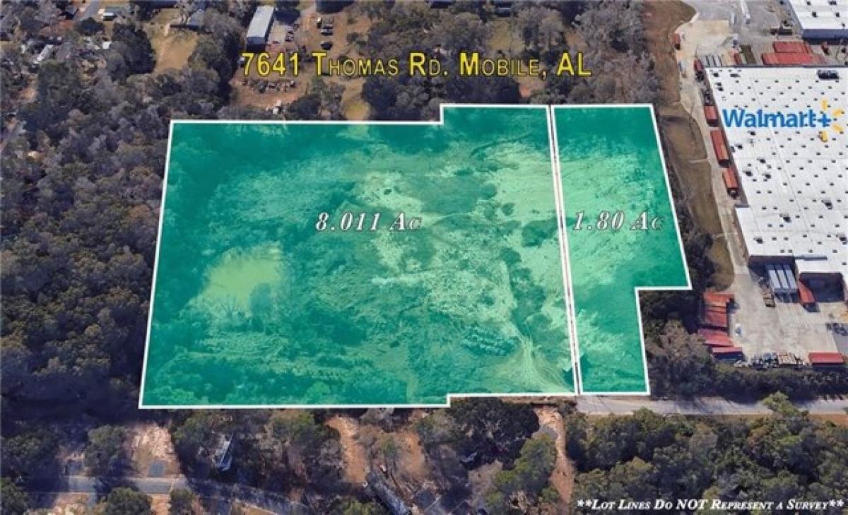 Picture of Residential Land For Sale in Mobile, Alabama, United States