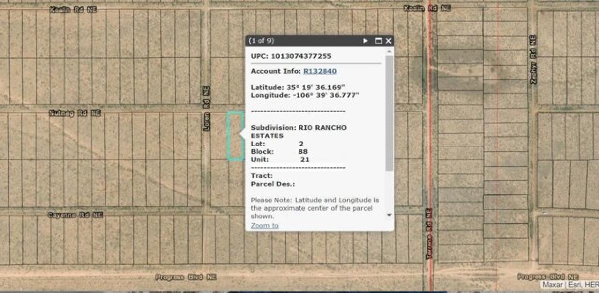 Picture of Residential Land For Rent in Rio Rancho, New Mexico, United States