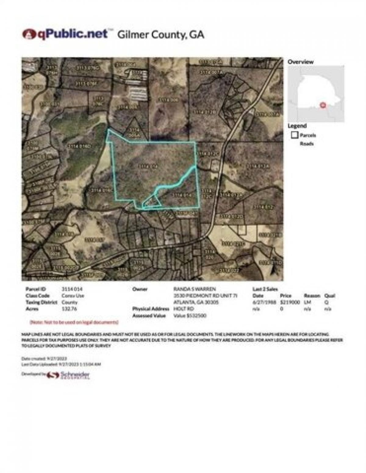 Picture of Residential Land For Sale in Ellijay, Georgia, United States