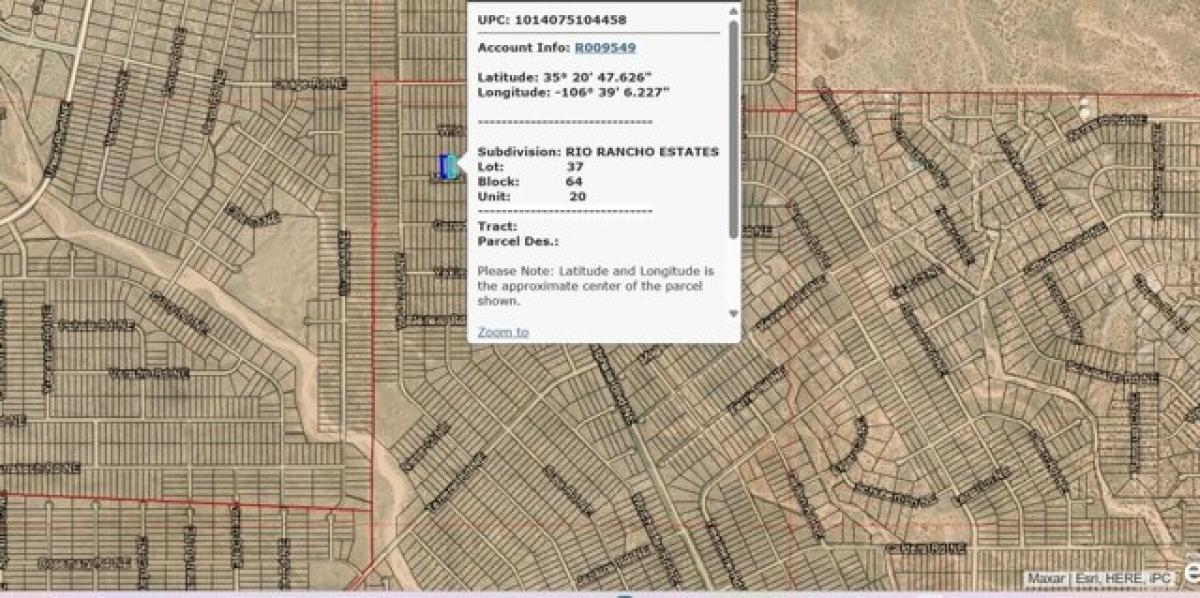 Picture of Residential Land For Rent in Rio Rancho, New Mexico, United States