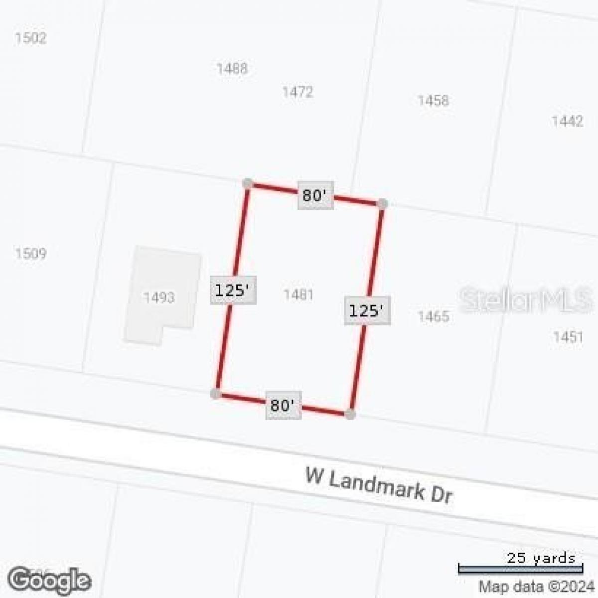 Picture of Residential Land For Sale in Citrus Springs, Florida, United States