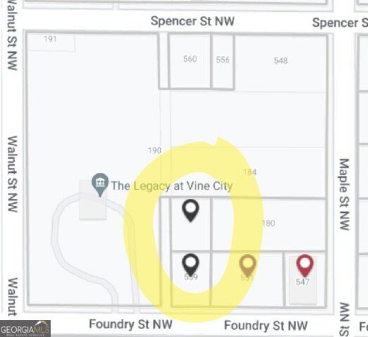 Picture of Residential Land For Sale in Atlanta, Georgia, United States