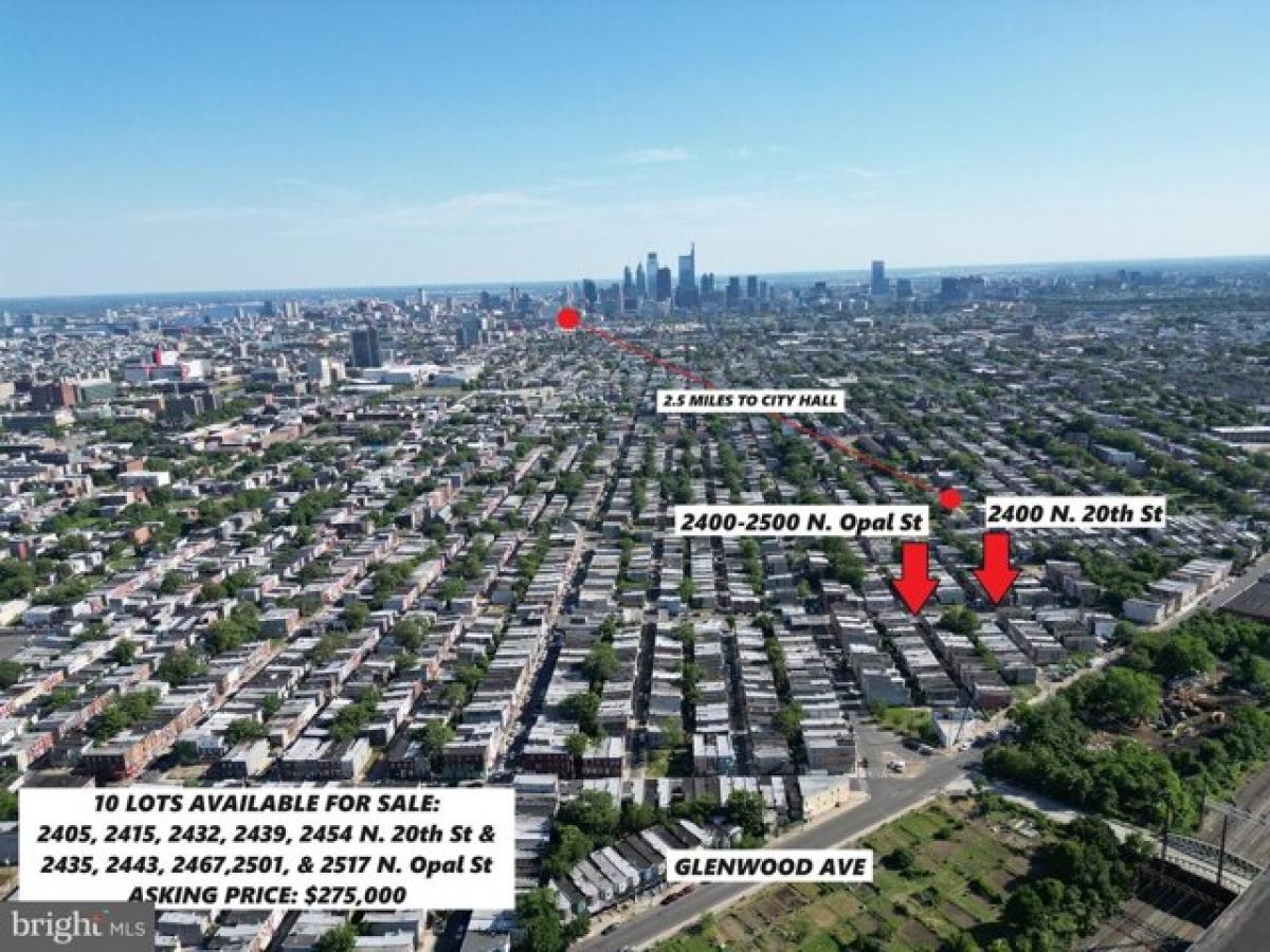 Picture of Residential Land For Sale in Philadelphia, Pennsylvania, United States