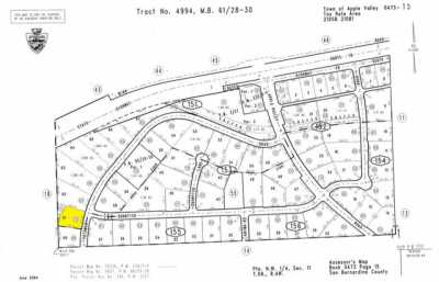 Residential Land For Sale in Apple Valley, California